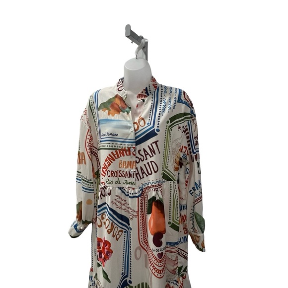 Radiant Farm Rio Wanderlust Dress Off White Oversized Size Small (runs big) - Picture 2 of 8